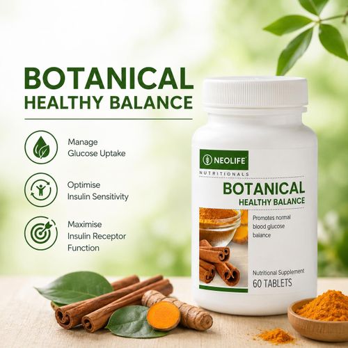 HEALTHY LIVING BOTANICAL GLUCOSE BALANCE 60 TABLETS HOLISTIC BLOOD SUGAR SUPPORT