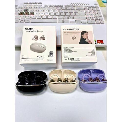 GQ-13 V6.0 True Wireless Open Ear Clip Earbuds with HiFi Sound