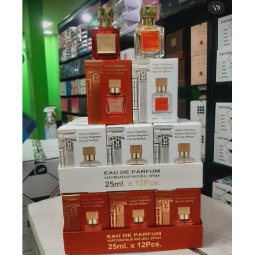 Bakkarat Rouge 540 Red and white 25ml Perfume 1pack 12pcs inside