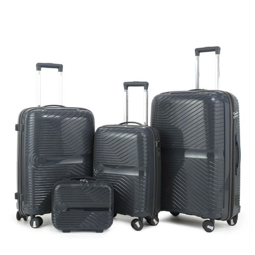 4 set Unbreakable Travel luggage - GREY