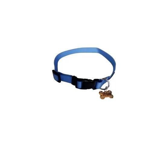 PP Adjustable Rubber Authentic Washable Collar- Blue