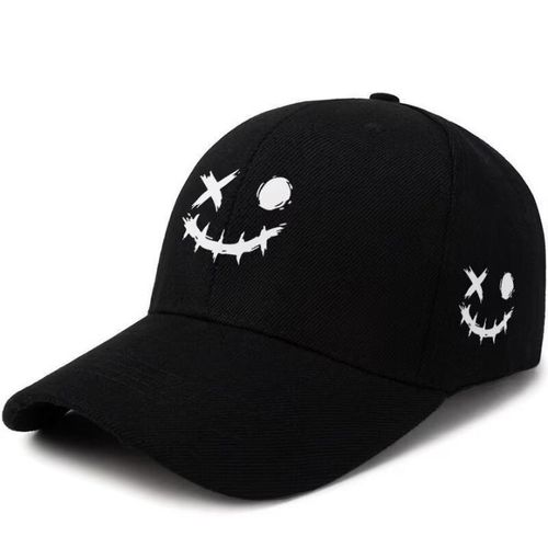 Unisex City Face Cap: Black