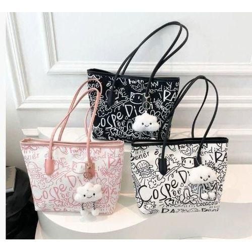 Black Mini Tote Bag