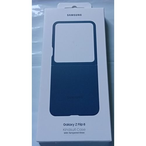 Samsung galaxy z flip 8 kindsuit Case with Built-in front Tempered glass