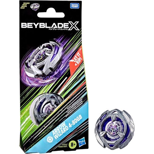 Beyblade X Arrow Wizard 4-80GB Booster Pack Set -Authentic Takara Tomy Stamina Top