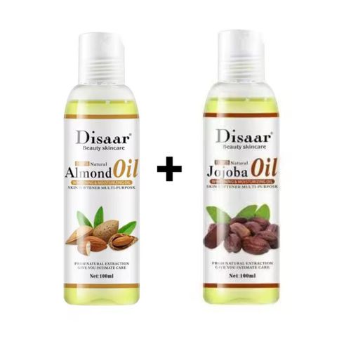 100% Pure Cold Pressed ALMOND + JOJOBA Moisturizing Oil - ORIGINAL