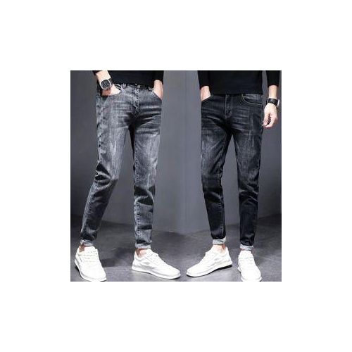 Denim Jean For Man-Grey And Black