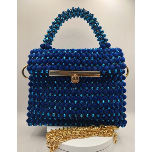 Luxury Velvet crystal beaded bag