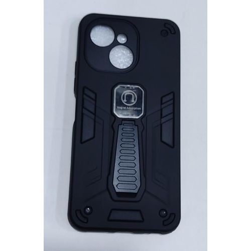 Shockproof protective back case for Tecno pop 10 pro - black