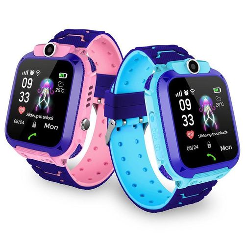 Kids Smart Watch with GPS Tracker & SIM Card Slot - IP67 Waterproof, SOS Emergency Call, Anti-Lost Child Locator, Camera & Educational Games for Boys & Girls