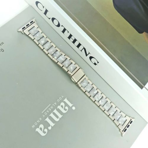 Iwatch Stainless Steel Chain Strap Band-Strap Bracelets For Series 8 7 6 5 SE -38/40/41mm