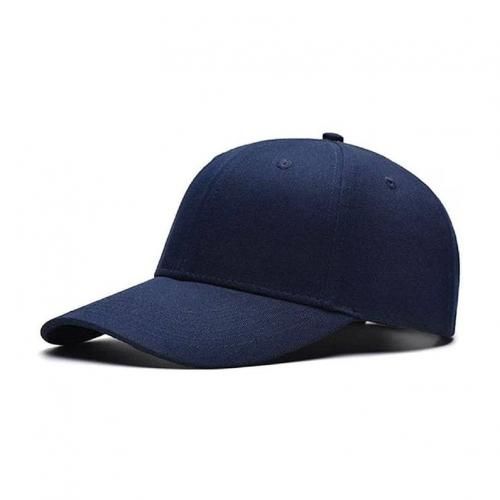 Plain Unisex Face Cap Blue