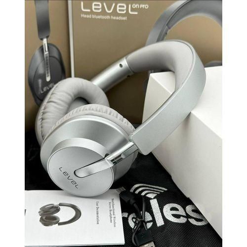 Level Headsets - Wireless Over-Ear Noise Cancellation Headphones with Bluetooth 5.3, TF Card Slot, Built-in Mic, USB-C Charging, Comfortable Cushioned Ear Cups, Gaming Headphone - Compatible with Smartphones & Computers, - Modern Headset