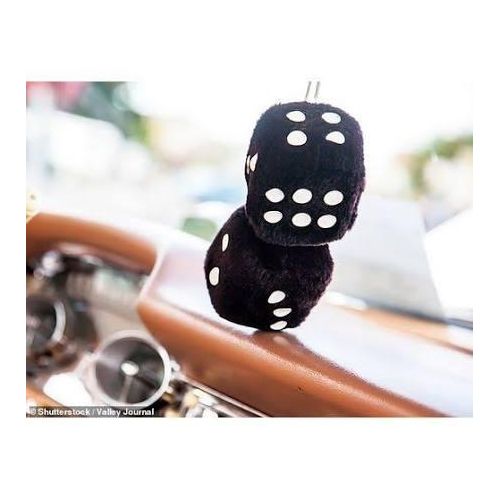 Front Mirror Hanging Perfume Air Freshener Dice