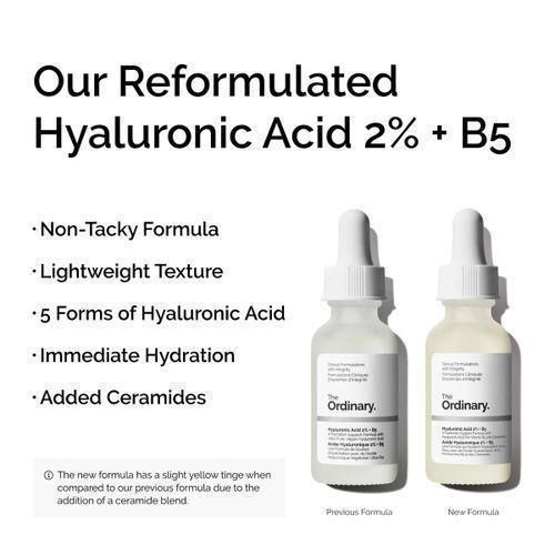 New Formula! The Hyaluronic Acid 2% + B5 Serum With Ceramides - 30ml ordinary1 bottle