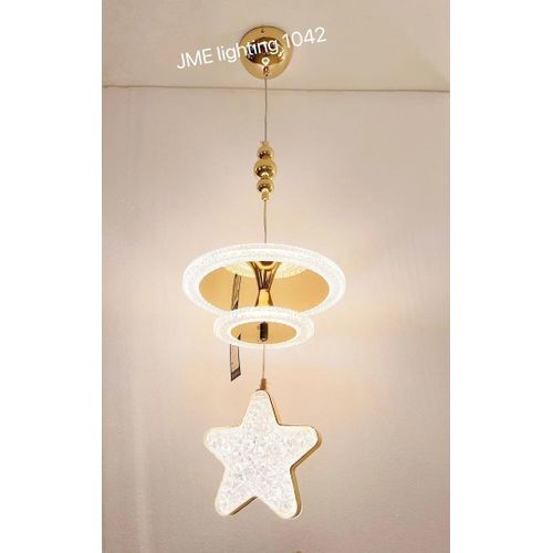 LED Pendant Chandelier Ceiling Light, Modern Decorative Hanging Light for Living Room, Bedroom & Dining Area