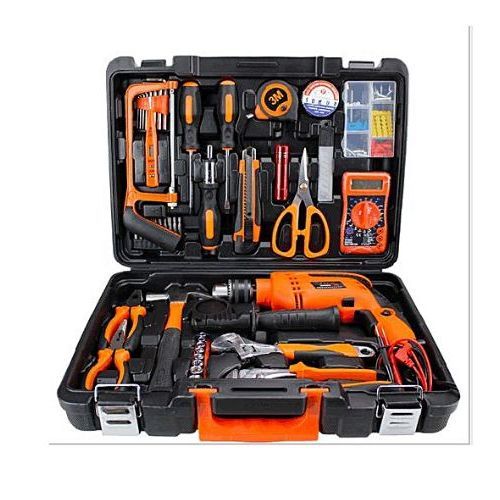 Tools Box Kit Set With Electric Drill 13mm Machine