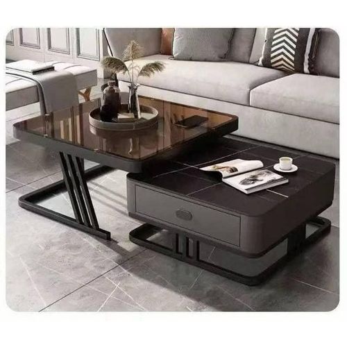 Marble + Glass coffee table