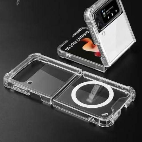 Samsung Galaxy Z Flip 4 5G Premium MagSafe Sleek Transparent Back Case