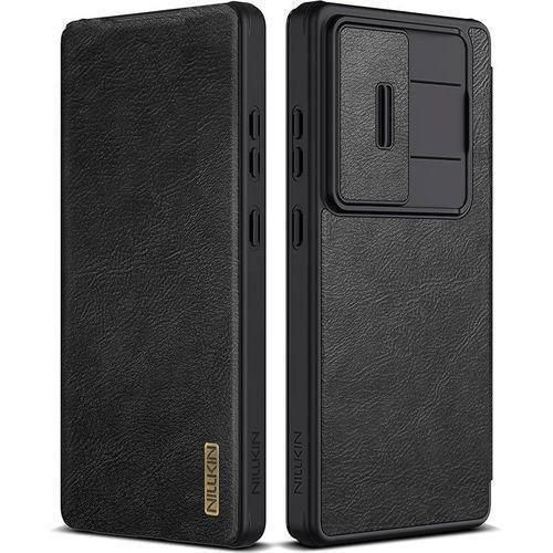 Nillkin Qin Pro Leather Case For Samsung Galaxy S25 Ultra - Black