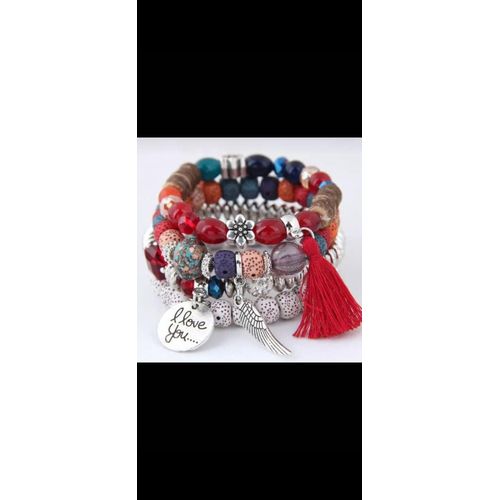 Hand Bead Set Bracelet For Women