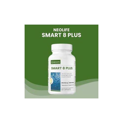 Neolife Smart 8 Plus - 60 Capsules (Single) Plus nature’s richest sources of omega-3 fatty acids and Salmon Oil.