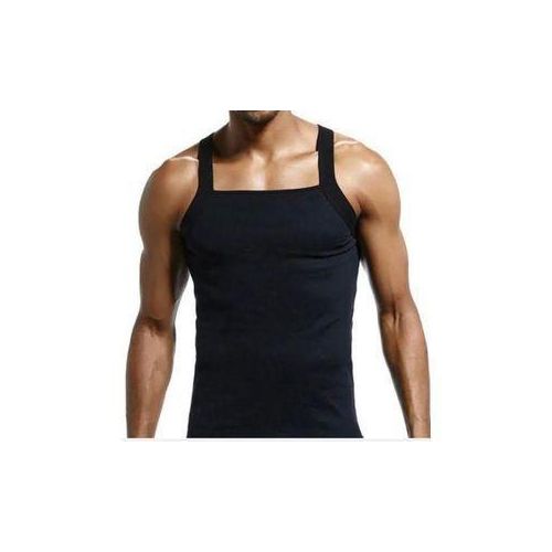 Single singlet for men black