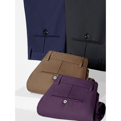 4 in 1 Men's Corporate Quality Smart Office Suit Trousers