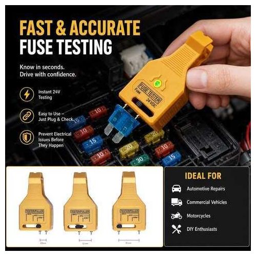 12V/24V DC Automobile Car Fuse Tester and Fuse2 in 1 puller with led indicator