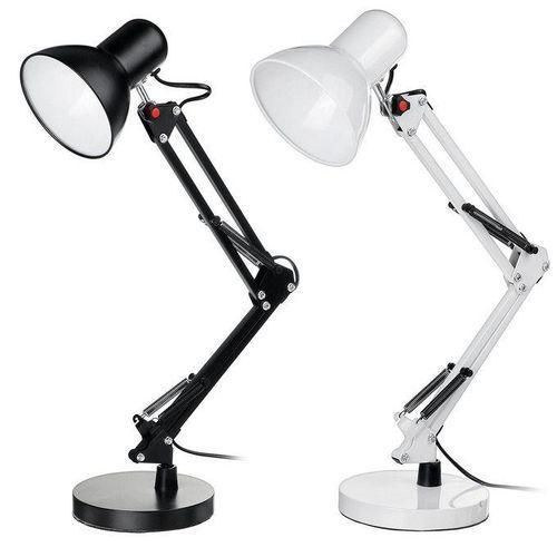 Desk lamp - Adjustable reading Lamp - Black/White (1 set)
