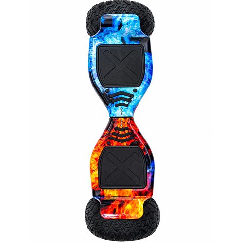 Modern Smart Balance Off-Road Hoverboard with Bluetooth, LED Lights & Rugged Iron Tyres