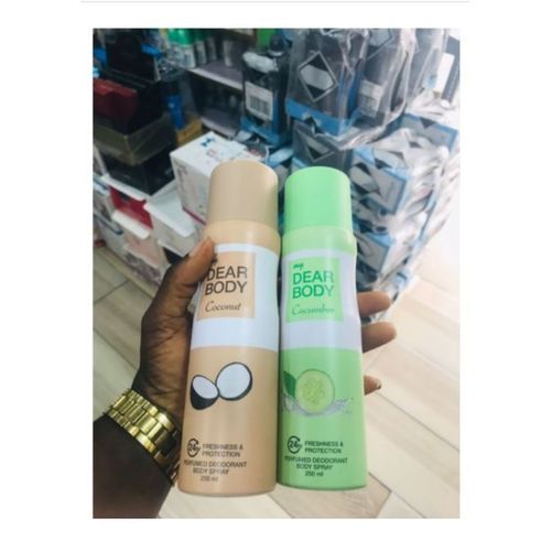 Body Spray (Cucumber And Coconut ) Fruity Collection 250ML 2pcs Combo