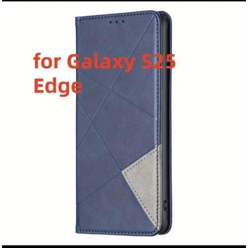 Galaxy S25 edge wallet leather phone case