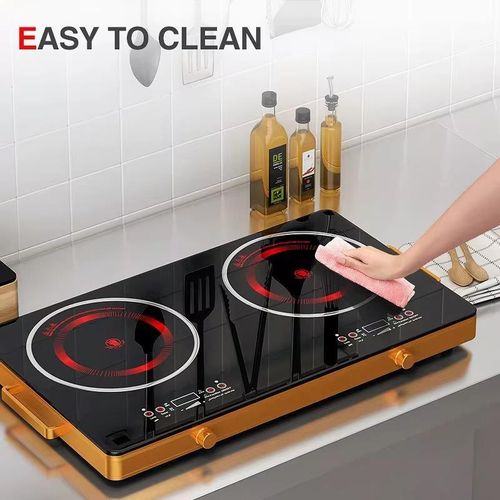 3500watt Double Burner Induction Cooker - LED Touch & Knob Control - High-Power Electric Stove / New Inteliigent Electric Ceramic Cooker