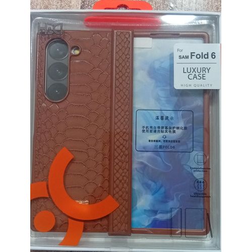 Samsung galaxy Z fold 6 Animal Skin Luxury Case with full body protection