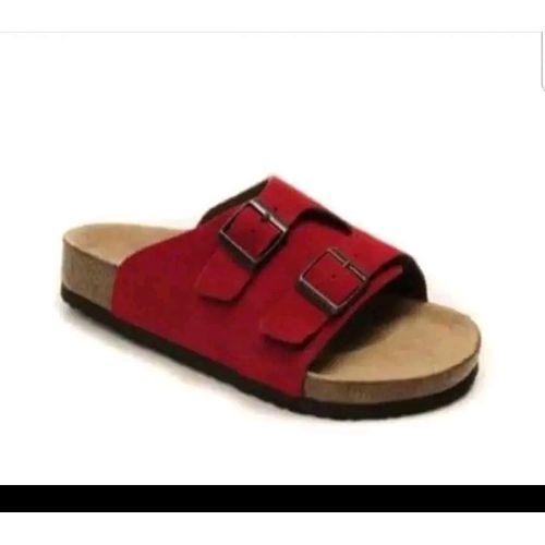 Classic Black Suede Male Slips