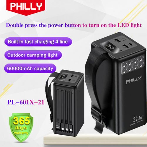 60000mAh High-Capacity Power Bank