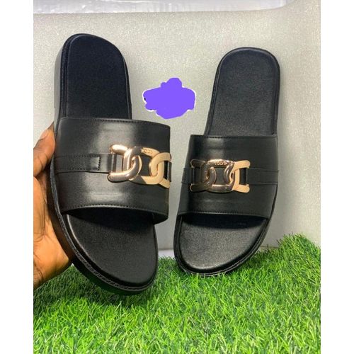 Quality Black Slippers