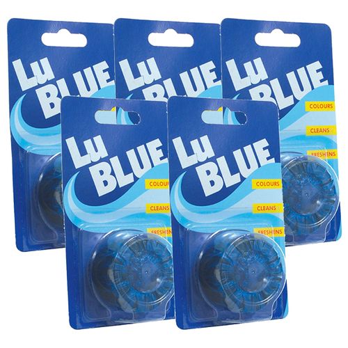 12 Pcs Lu Blue Toilet Colourant Cleaner Freshener