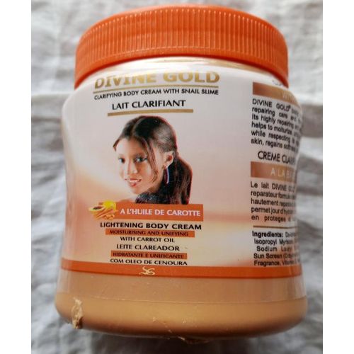 Divine Gold clarifying body cream