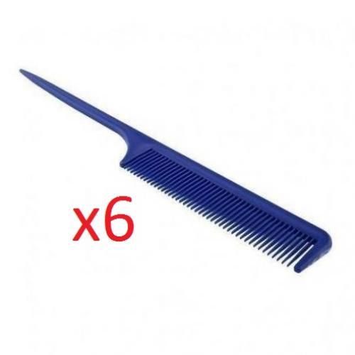 6Pcs Hair RatTail Picking Comb.