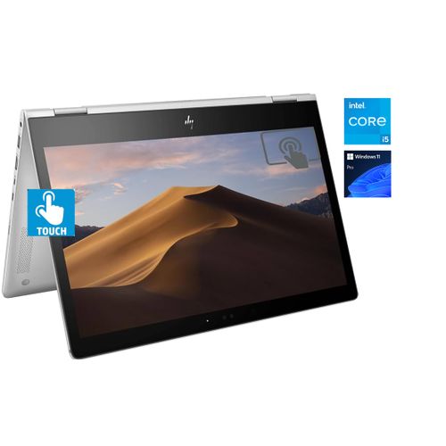 EliteBook X360 TOUCH Intel Core I5- 8GB RAM/512GB SSD/Backlit Keyboard/FP Reader Wins 11 Pro +BAG