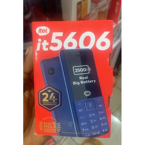 5606 Dual Sim, 2500mAh Battery, Wireless FM, Facebook, - Black