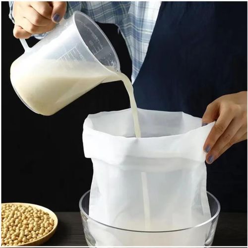 Reusable Mesh Strainer Bags White