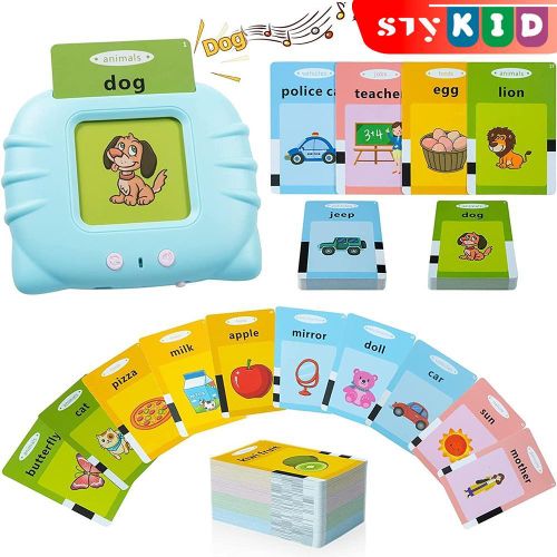 Card Early Education Machine 224 Words on 112 Cards Insert Card to Read for Kids 4-6 Yrs