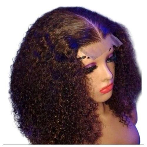 Super soft budget pixie curl wig with T frontal