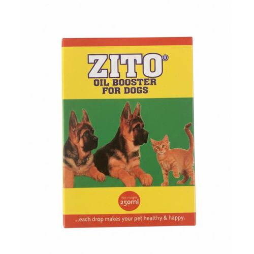 ZITO Pet Oil Booster Omega 3 and 6 Skin and Coat Supplement for Dogs & Cats 250ml