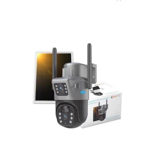 SOLAR-POWERED CCTV V380 CAMERA 4G SIMCARD ROTATIONAL CAMERA