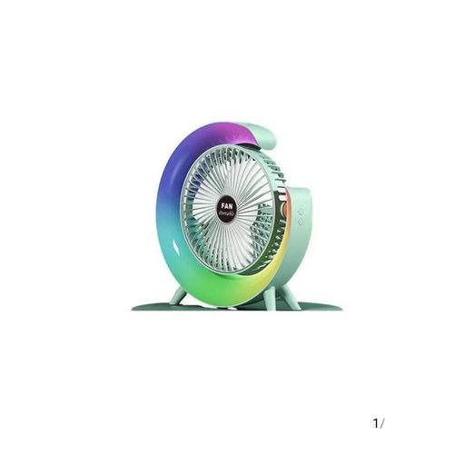 Colourful desktop fan