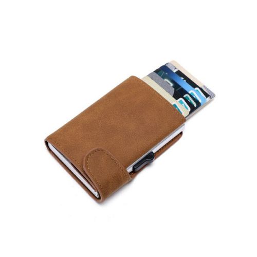 Unisex Pop Up Leather Credit Atm Card Holder